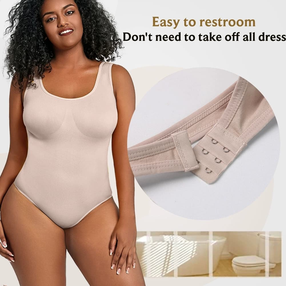 THONG SHAPEWEAR BODYSUIT TUMMY CONTROL BODY SHAPER SEAMLESS SCULPTING SNATCHED WAIST BODY SUIT